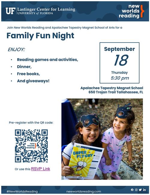 Literacy FAMILY FUN NIGHT english